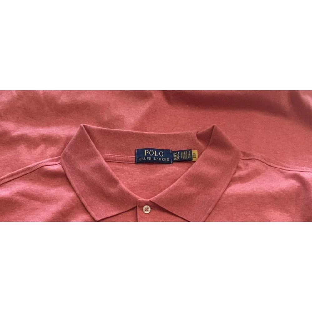 Polo Ralph Lauren Classic Fit Polo Shirt Men's 3XLT Rose Heather Pink NWT